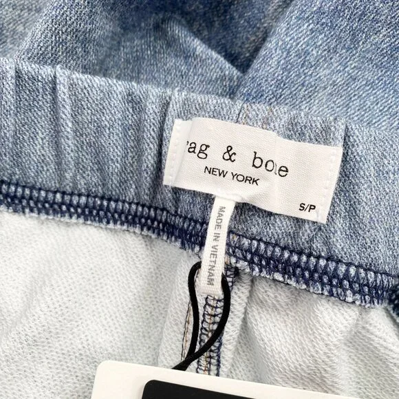 NWT Rag & Bone Miramar Cotton Walking Jean Shorts Blue Small - Picture 9 of 13